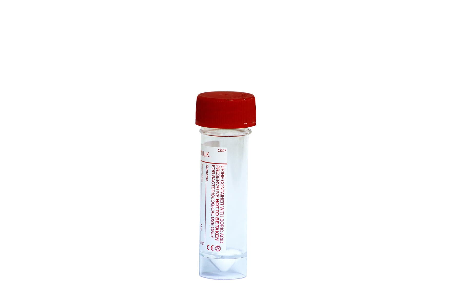 Precision™ Sample Bottle – Thin 30ml With Boric Acid